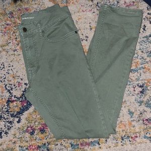 OLD NAVY Green faux Denim pants